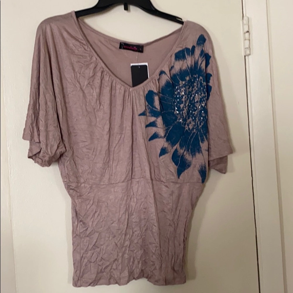Brown blouse